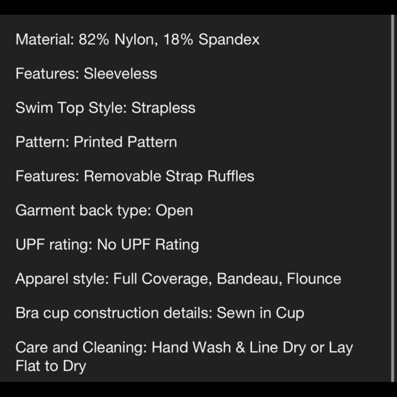 Kona Sol Bandeau Flounce High Coverage - Picture 5 of 5